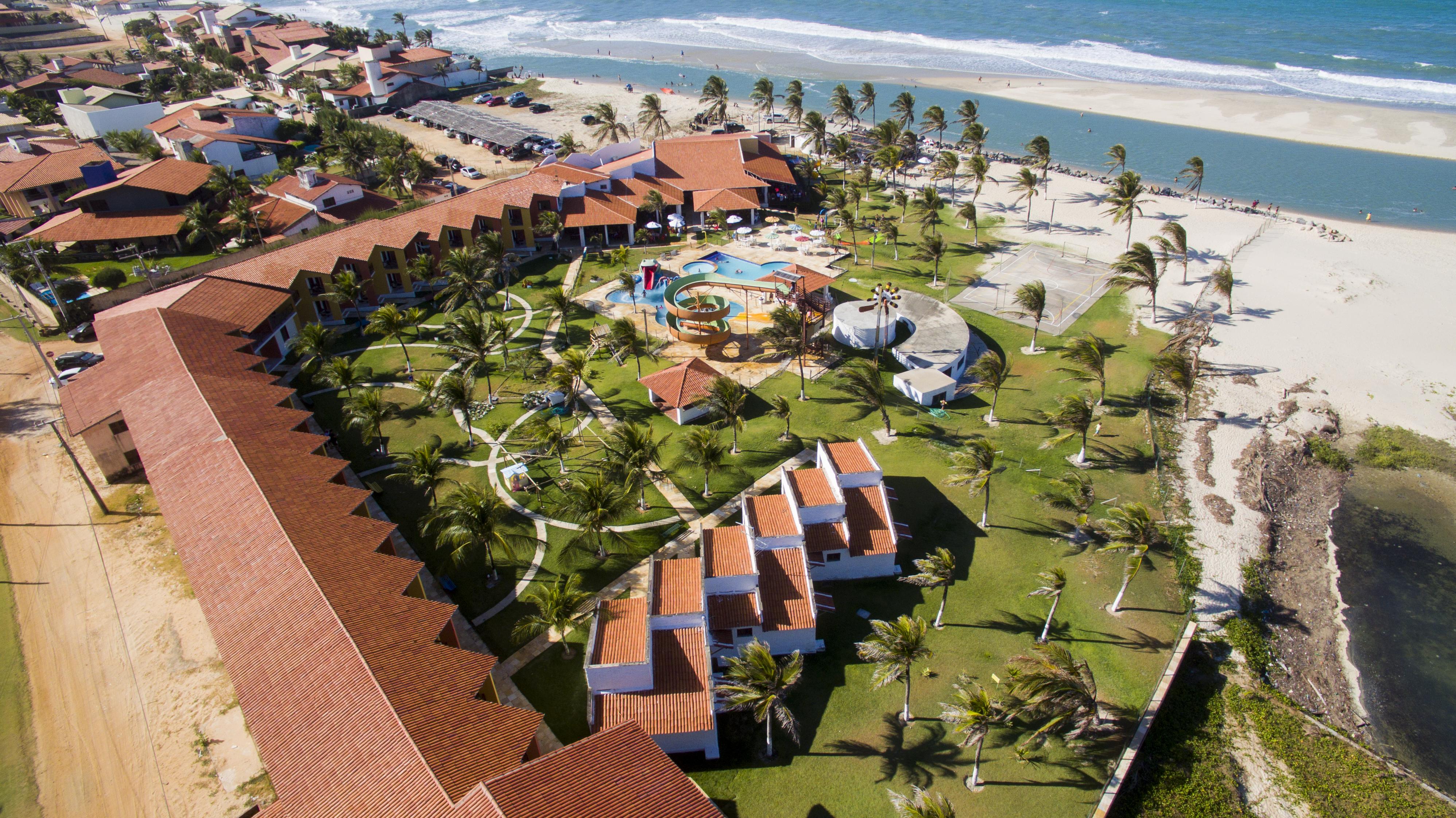 Jangadeiro Praia Hotel Resort - Pe Na Areia アキラス エクステリア 写真